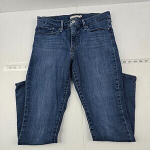 Levi's 311 shaping skinny jeans size 30‎ blue womens 5895